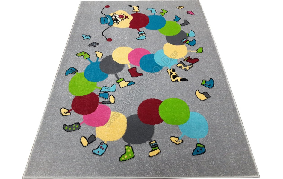 Детский ковер Agnella Funky Top Iwo graphite