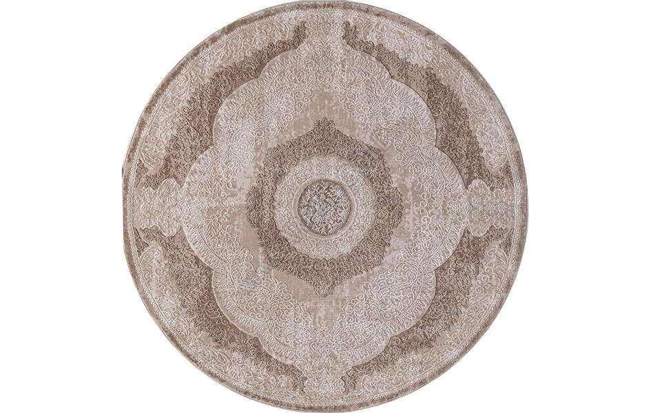 Ковер 03880B - BROWN / BROWN - Круг ARMINA