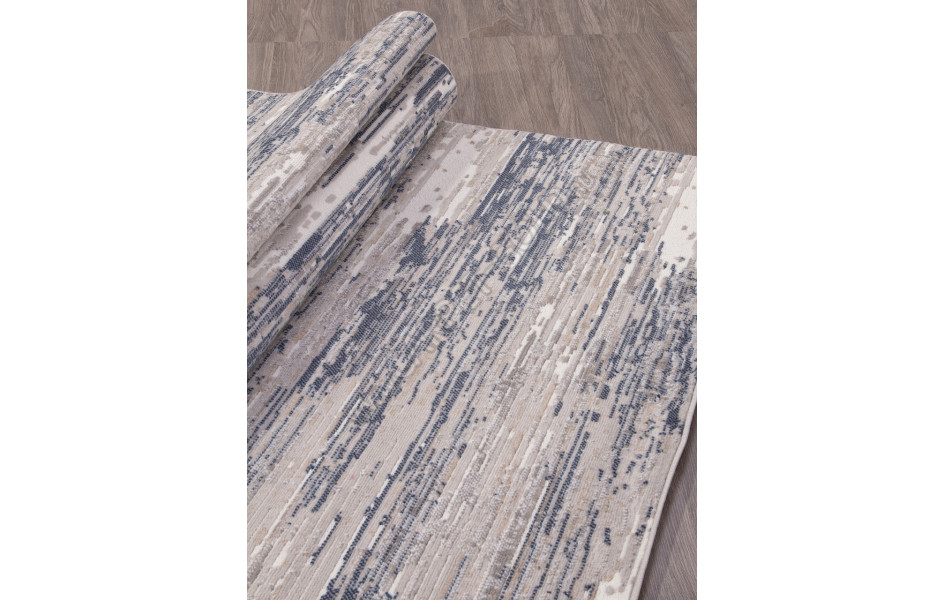 Ковер 8676 - GRAY-BLUE - Прямоугольник - коллекция RICHI