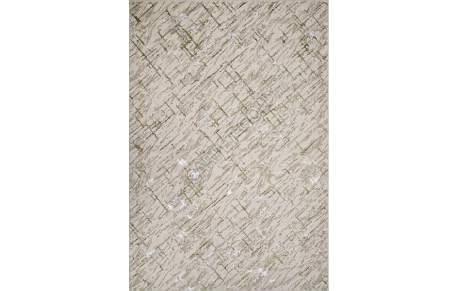 Ковер F164 - CREAM-GREEN - Прямоугольник - коллекция LIMAN