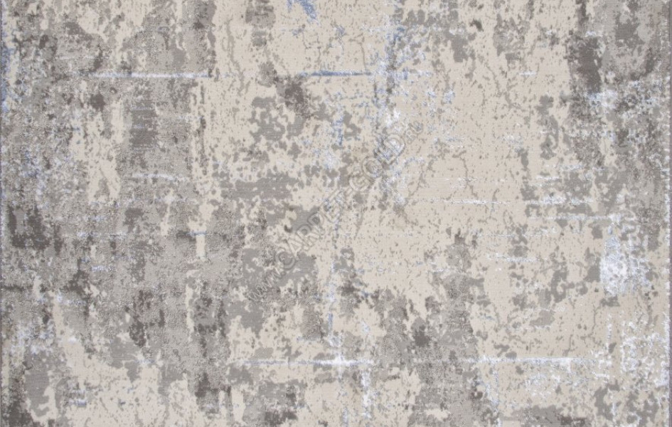 Ковер F169 - CREAM-BLUE - Прямоугольник - коллекция LIMAN