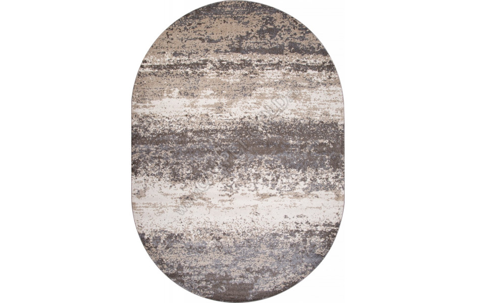 Ковер F047 - BEIGE - Овал - коллекция TORNADO
