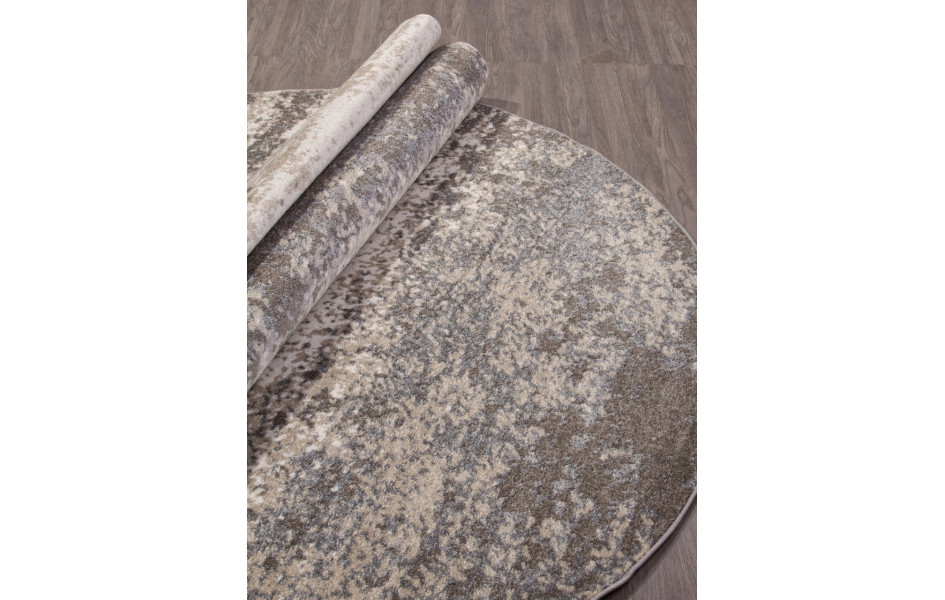 Ковер F047 - BEIGE - Овал - коллекция TORNADO