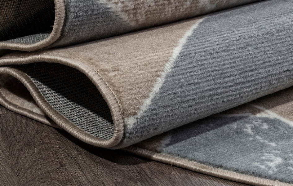 Ковер F354 - BEIGE-BLUE - Овал - коллекция SIERRA