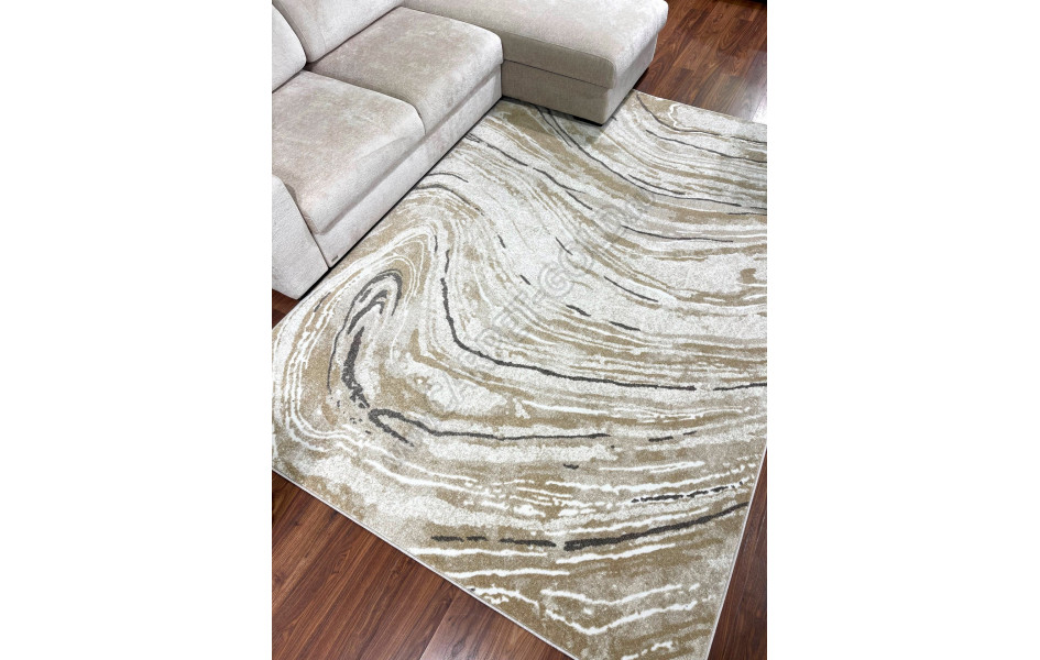 Ковер комнатный AC35 - BEIGE На пол Nika