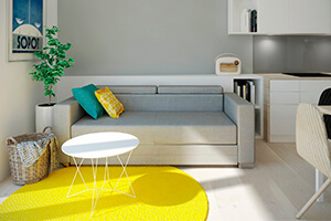 Желтые ковры